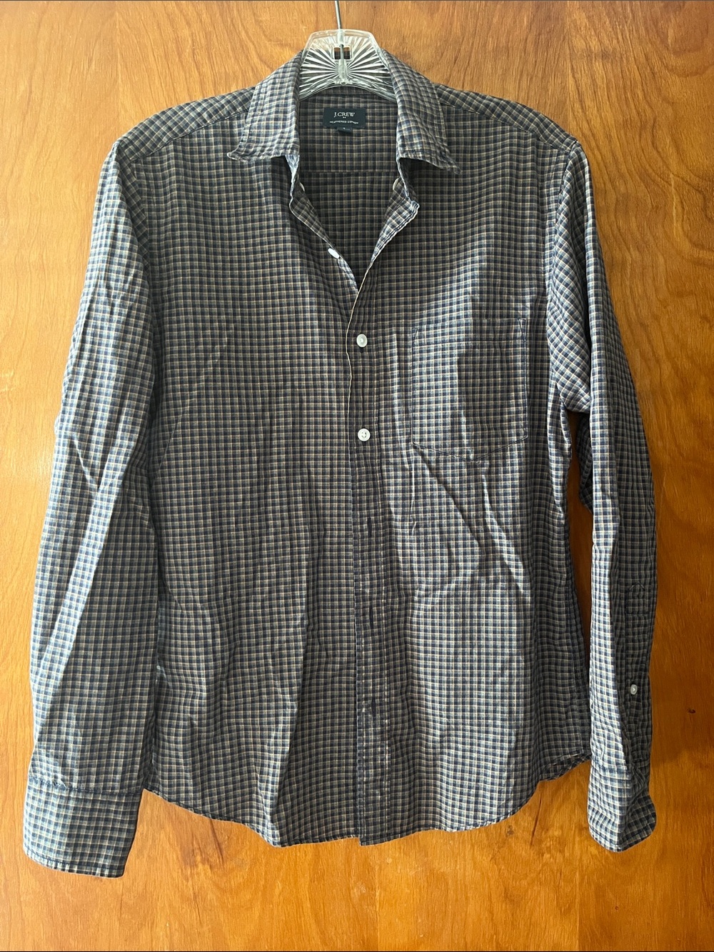 J. Crew Men's Slim Fit Check Button-Down Shirt